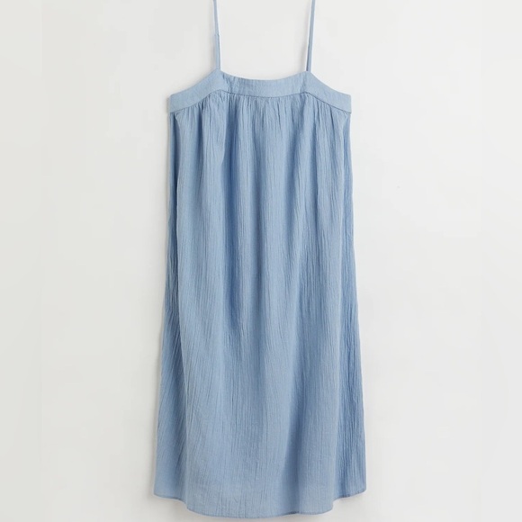 H&M Dresses & Skirts - H&M Blue Sleeveless Spaghetti Strap Sundress